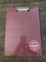 Cleverworks Pink Glitter Clipboard - $19.68