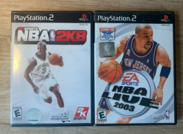 Nba 2 Game PS2 Lot: Playstation 2: Nba Live 2003, Nba 2K8: Complete: Basketball - £5.40 GBP