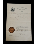 Antique Vermont Governor Dillingham Appt Judge Butler 1889 Rare Historic... - £308.51 GBP