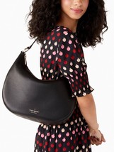 NWB Kate Spade Weston Black Leather Large Shoulder Bag K8453 $399 Dust Bag FS - £129.43 GBP