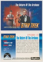 RARE 1993 TOS Star Trek VHS EXC SkyBox Trading Card #22 ~ Return of the Archons - £20.15 GBP