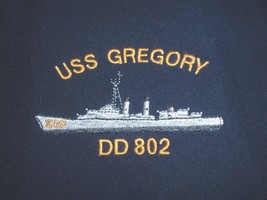 USN US Navy USS Gregory DD 802 nylon windbreaker XX-Large, very cool, ne... - £39.09 GBP