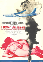 Dr. Strangelove Movie Poster 27x40 inches Italian Sellers Stanley Kubrick OOP - £28.14 GBP