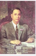 Philippines Biography: Manuel A Roxas   1st Pres Of The Republic English/Tagalog - £3.15 GBP