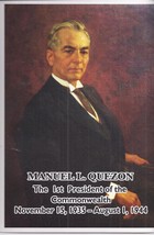 Philippines Biography: Manuel El. Quezon 1st Pres Commonwealth, English/Tagalog - £3.10 GBP