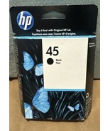 NEW SEALED!!! GENUINE HP 45 Black Ink Cartridge (HP 51645A) 2012 FAST FR... - £25.88 GBP