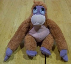 Disney Jungle Book King Louie Orangutan 8&quot; Plush Stuffed Animal Toy - £12.00 GBP