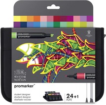 Winsor &amp; Newton Promarker 24 Student Designer Wallet Set,0290030 - £47.44 GBP