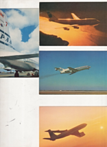 Pan Ams Airlines - (4 Postcards) - £2.35 GBP