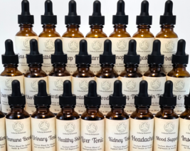 Herbal Tincture Blends / Liquid Extract / Organic Apothecary Remedy Herbs Choose - £15.69 GBP
