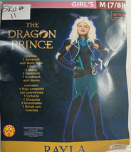 NWT Rayla The Dragon Prince Halloween Costume Girls Medium 7/8 Cosplay 6 Pieces - £15.30 GBP