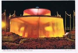 Ontario Postcard CNE Canadian National Exhibition Fountain At Night - $2.96