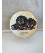 Danbury Mint Love They Share Cherished Dachshunds Collector Plate Doxie ... - $23.93