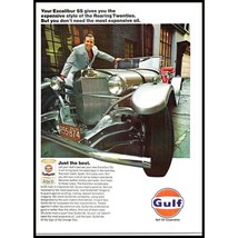 1967 Gulf Gulfpride Single G Motor Oil Vintage Pritn Ad Excalibur SS Wall Art - £8.36 GBP