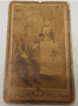 Antique Judaica B&amp;W Photo Yu. Grossman &amp; Wife Rostov Russia, Board 10.7 x 6.7 cm - £55.45 GBP