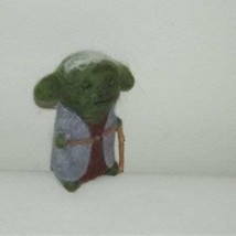 Hand crafted Star Wars Yoda handmade needle felted 12cm&#39;s brand new - $26.25