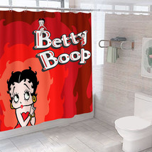 Betty Boop Waterproof Shower Curtain Sets Polyester Bathtub Decor Curtain Gift70 - £13.42 GBP+