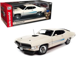 1971 Ford Torino GT Wimbledon White with Blue Laser Stripes &quot;Class of 1971&quot; &quot;Am - £105.85 GBP