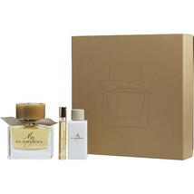 Burberry My Burberry Perfume 3.0 Oz Eau De Parfum Spray 3 Pcs Gift Set - £142.42 GBP