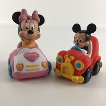 Sassy Disney Mickey Minnie Mouse Roll Along Car Vehicle Roadster Coupe Toy Lot - £14.11 GBP