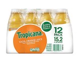Tropicana 100% Orange Juice Multi-Pack, 12 pk./15.2 fl. oz. NO SHIP TO CA - $30.49