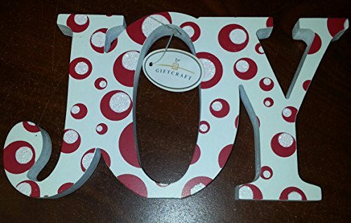 Giftcraft Christmas "JOY" Standing or Hanging Sign - $14.65