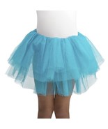 Way To Celebrate Halloween Girls Deluxe Mesh Tutu, Teal (One Size Fits M... - $236.19 MXN
