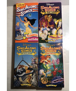 Vintage Disney Sing Along Songs VHS Lot of 4 - €10,50 EUR