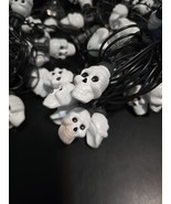 3 Strings Halloween String Light Set of 20 Each Skeleton Skull Tested Wo... - $23.53