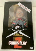 New Mezco Toyz 78023 Child&#39;s Play 2 Movie Menacing Chucky 15-Inch Talking Doll - £120.25 GBP