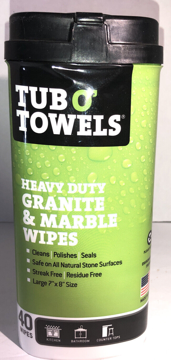 Tub O&#39; Towels Fiber Weave Cleaning Wipes 7 in. W x 8 in. L - $8.79