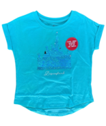 Disney Park Disneyland 2 Sided Sequin Castle Girls T Shirt Tee Size XS (... - $22.96 CAD