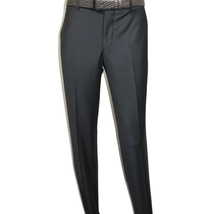 Men Suit BERLUSCONI Turkey Italian Wool 180's Double Breasted UGS94-14 Charcoal image 7