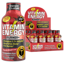 Vitamin Energy® Burner+ Acai &#39;Clinically Proven&#39; Energy Shots (12pk) - £23.52 GBP