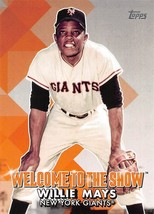 2022 Topps Welcome To The Show #WTTS47 Willie Mays New York Giants ⚾ - £0.69 GBP