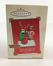 Hallmark Keepsake Christmas Ornament Veggie Tales Santa Too Round For Chimney - $29.65