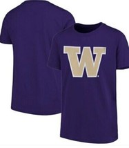 Da Uomo Medio Wsu Washington State University W Logo T-Shirt Viola NCAA Nwt - £11.52 GBP