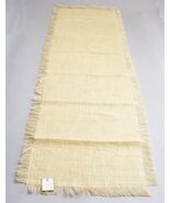 Ivory Jute Burlap Table Runner 20x70 inches with Fringe - €11,04 EUR