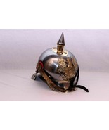 Ancient Replica German Picklehaube Helmet German Steel &amp; Brass Helmet - $1,891.18 MXN