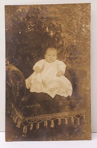 Primary image for RPPC Bellwood Pa Sweet Baby Photo, 1908 to Mountaindale Cambria Pa Postcard D18