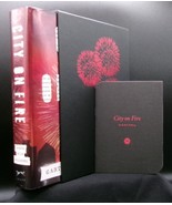 Garth Risk Hallberg CITY ON FIRE First edition Ltd SIGNED Slipcase &amp;Book... - $31.49
