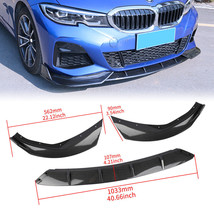For 2019-2020 BMW G20 M-Sport M340i Carbon Look Front Bumper Body Kit Lip 3PCS - £397.45 GBP