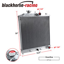 2 Row Aluminum Racing Radiator Fit 1992-2000 Honda Civic Del Sol EG/EH/EJ/EM/DC - $56.99