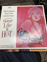 MARILYN MONROE: SOME LIKE IT HOT LASERDISC 1987 Very Good Jack Lemmon - $13.29