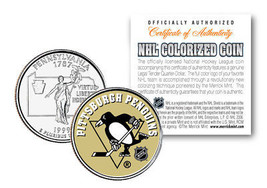 PITTSBURGH PENGUINS NHL Hockey Pennsylvania Statehood Quarter US Coin *L... - $8.56