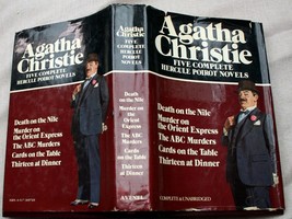 Vtg 1980 Agatha Christie Hercule Poirot Omnibus Nile~Orient EXPRESS~ABC~CARDS~13 - £11.68 GBP