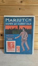 Antique Mariutch Down At Coney Isle XL Sheet Music 1907 Vintage Complete - £22.97 GBP