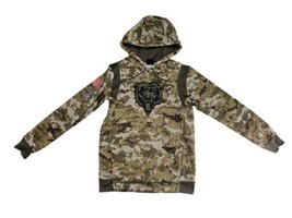 AUTHENTIC Nike 2021 Chicago Bears Salute to Service Digital Camo Hoodie ... - $31.35