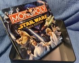 Star Wars Monopoly Saga Edition 2005 Rare Tin Box collection-TIN BOX ONLY- - $12.87