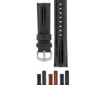 HIRSCH Professional Leather Watch Strap - Genuine Leather Padded Stitche... - £77.48 GBP